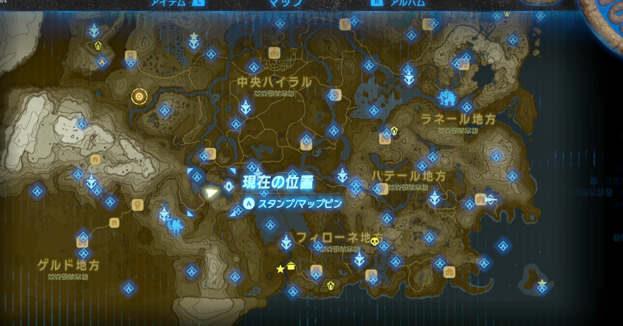 荒野之息120全神庙详细地图20232.png