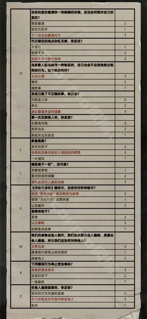 重返未来1999飞跃旧屋之墙答案大全
