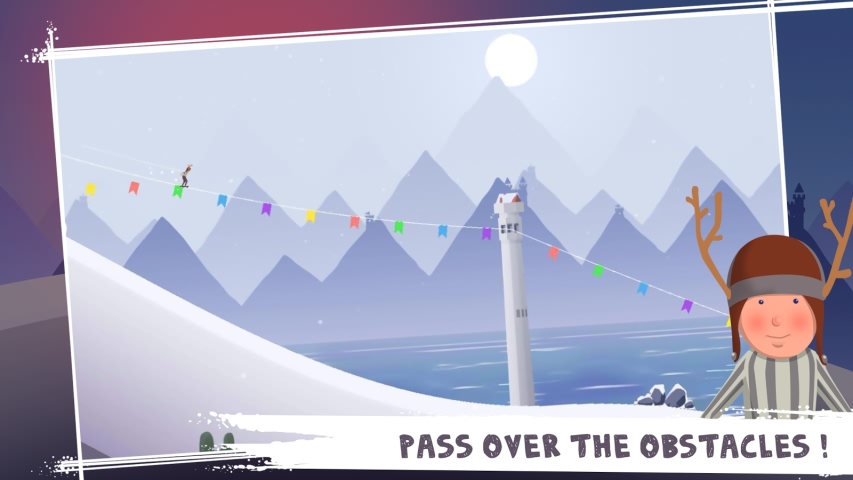 滑雪冒险游戏截图1