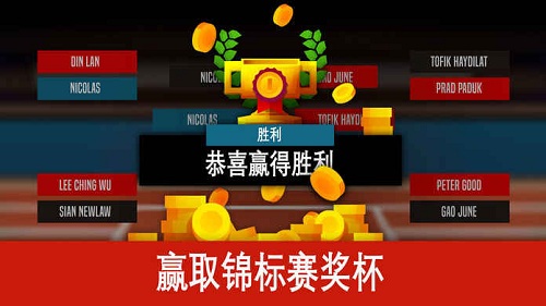 羽毛球高高手游戏截图2