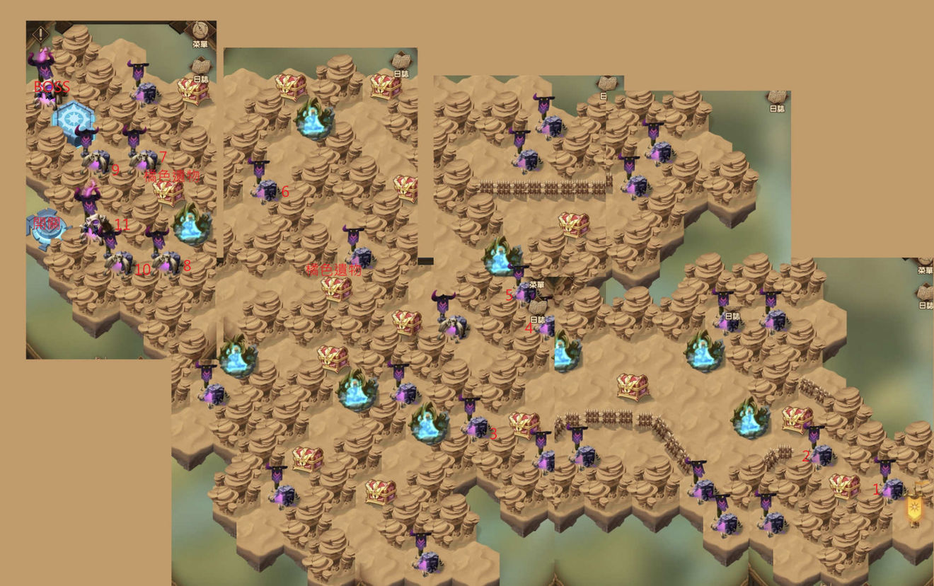 剑与远征炽流戈壁线路怎么走炽流戈壁最优线路推荐