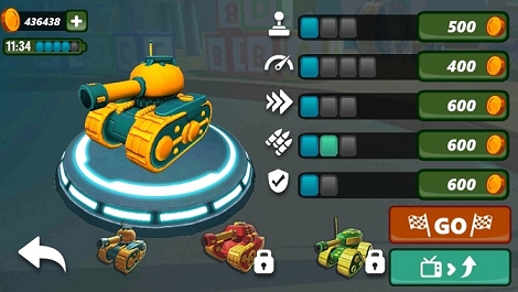 坦克竞速赛3D无限金币版游戏截图4