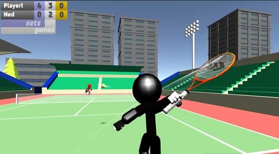 火柴人3D网球无限金币版游戏截图2