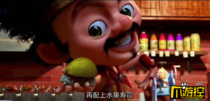 该歌出自动画电影《果宝特攻之水果大逃亡》中一段关于水果的rap神曲