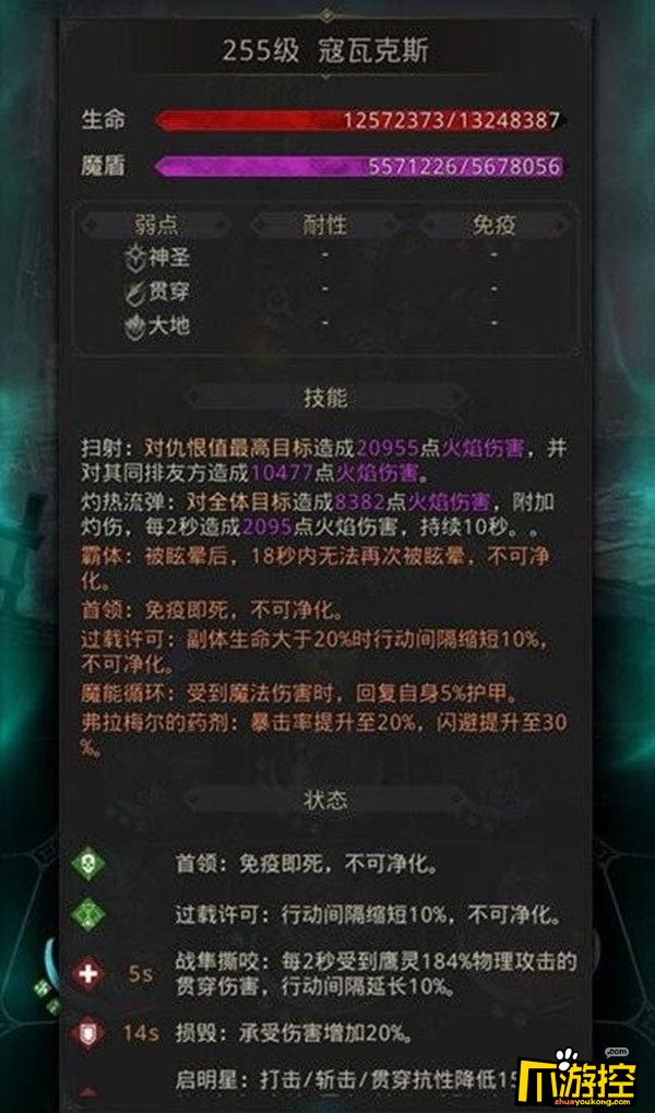 地下城堡3魂之詩寇瓦克斯boss怎麼打-秘境7通關攻略